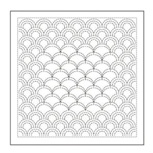 Sashiko Sampler H1134 White