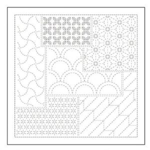 Sashiko Sampler H1145 White