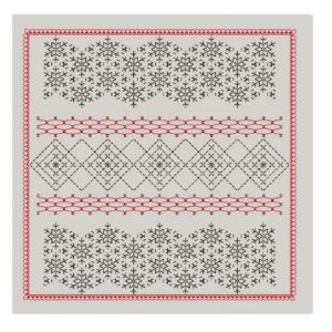 Sashiko Sampler H13115 Pale Gray