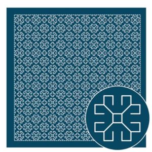 Sashiko Sampler H2054 Navy