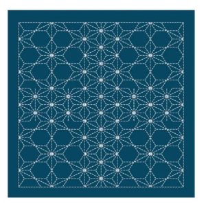 Sashiko Sampler H2124 Navy