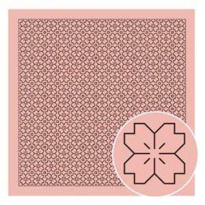 Sashiko Sampler H3033 Pink
