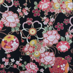 Floral Shibori.BLACK